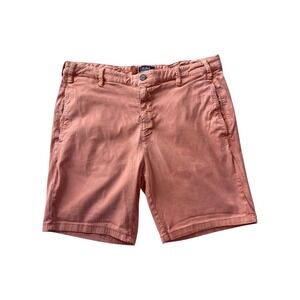 34 Heritage Nevada Straight Chino Shorts Mens Size 38 Peach Coral Casual‎ Summer